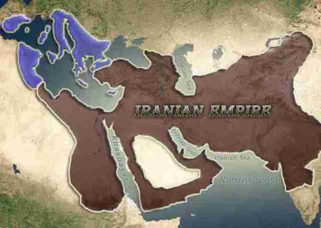 Iran Sassanid Persian Empire at its greatest extent